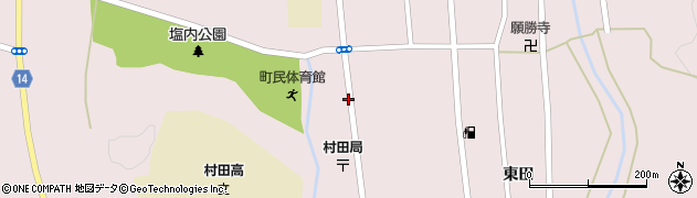 村田町公民館前周辺の地図