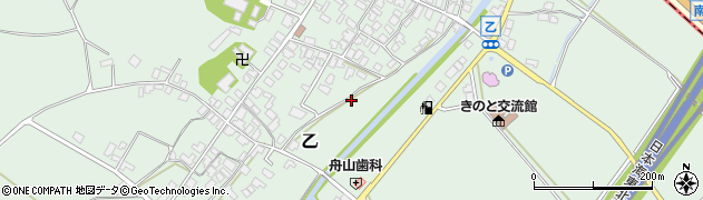 新潟県胎内市乙周辺の地図