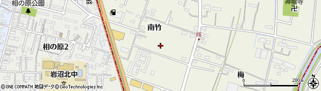 宮城県名取市堀内南竹周辺の地図
