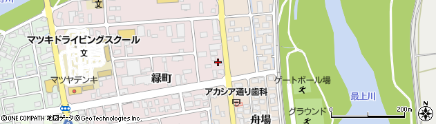 株式会社西方商店　長井営業所周辺の地図