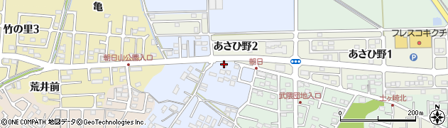 クレセント朝日壱番館周辺の地図