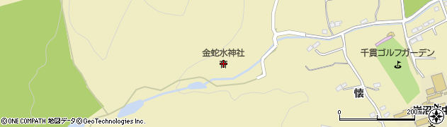 金蛇水神社周辺の地図