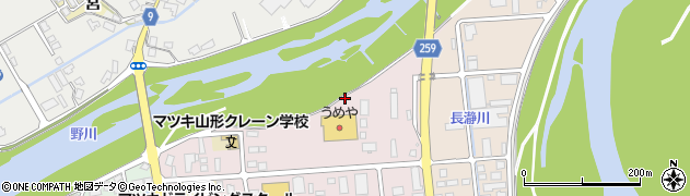 山形県長井市緑町9周辺の地図