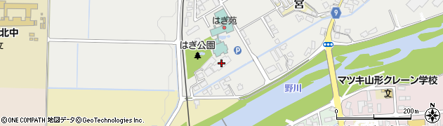 山形県長井市成田3089周辺の地図