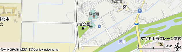 株式会社長井観光　はぎ苑周辺の地図
