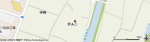 宮城県岩沼市下野郷汐入三周辺の地図