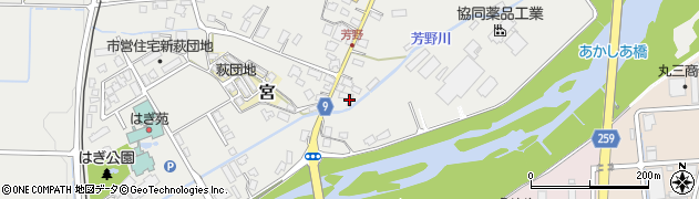 山形県長井市成田1376周辺の地図