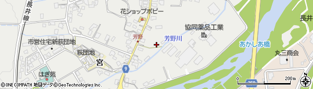 山形県長井市成田1384周辺の地図