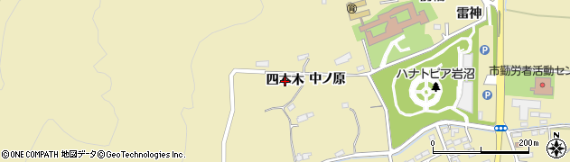 宮城県岩沼市三色吉（四本木）周辺の地図
