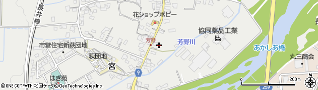 山形県長井市成田1363周辺の地図