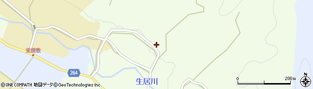 山形県上山市中生居219-4周辺の地図