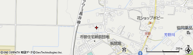 山形県長井市成田2134周辺の地図
