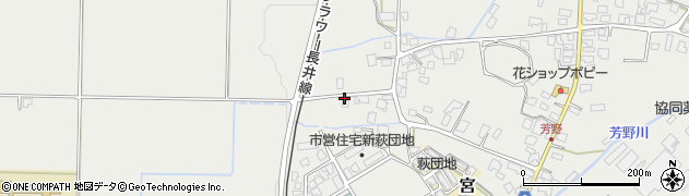 山形県長井市成田2138周辺の地図