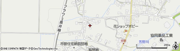 山形県長井市成田1446周辺の地図
