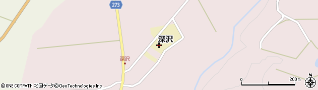 新潟県岩船郡関川村深沢周辺の地図
