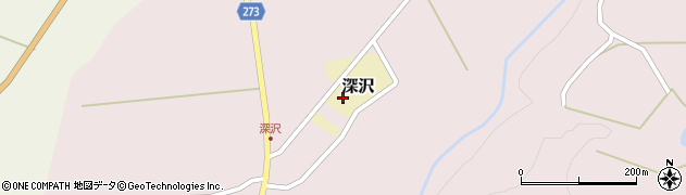 新潟県関川村（岩船郡）深沢周辺の地図