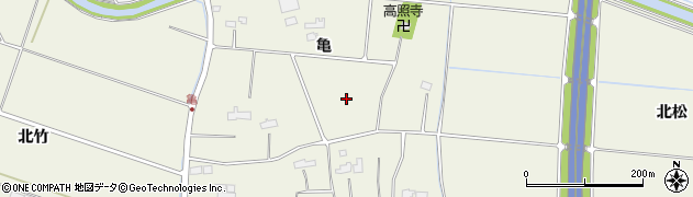 宮城県名取市堀内（亀）周辺の地図