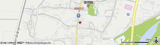 山形県長井市成田1498周辺の地図