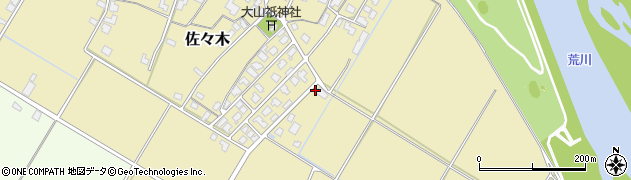 新潟県村上市佐々木403周辺の地図