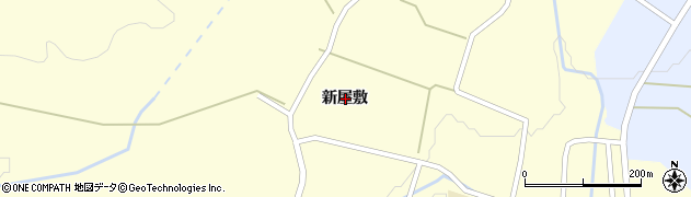 宮城県刈田郡蔵王町平沢新屋敷周辺の地図