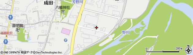 山形県長井市成田763周辺の地図