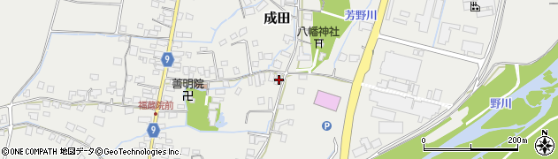 山形県長井市成田1506周辺の地図