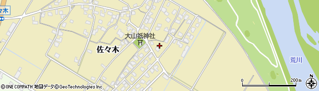 新潟県村上市佐々木552周辺の地図