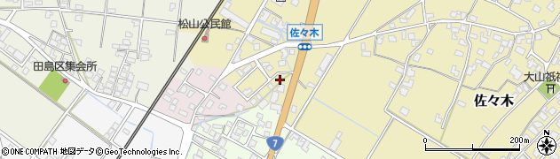 新潟県村上市佐々木927周辺の地図