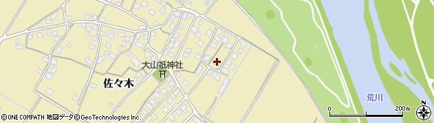 新潟県村上市佐々木570周辺の地図