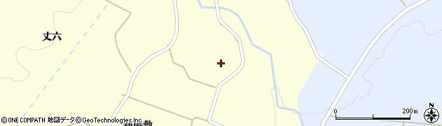 蔵王町　平沢地区公民館周辺の地図