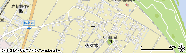 新潟県村上市佐々木486周辺の地図