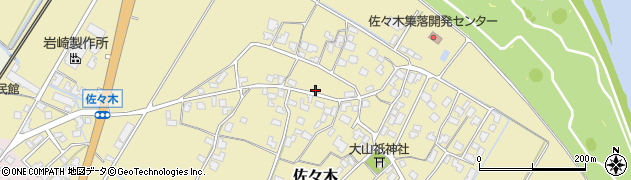 新潟県村上市佐々木313周辺の地図