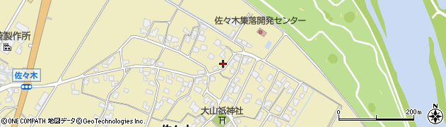 新潟県村上市佐々木297周辺の地図