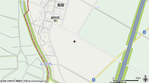 〒959-3116 新潟県村上市荒屋の地図