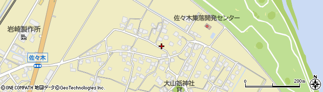 新潟県村上市佐々木282周辺の地図