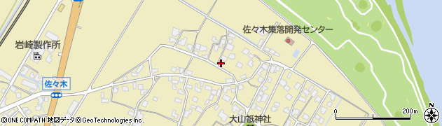 新潟県村上市佐々木281周辺の地図