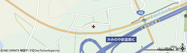 山形県上山市赤坂周辺の地図