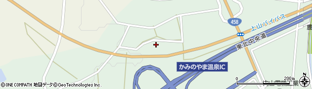 山形県上山市赤坂周辺の地図
