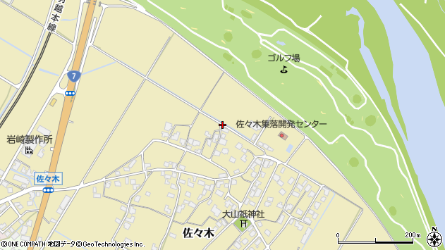 〒959-3121 新潟県村上市佐々木の地図
