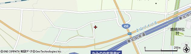 山形県上山市藤吾（赤坂）周辺の地図