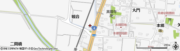 宮城県名取市本郷観音229周辺の地図