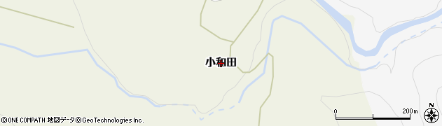 新潟県関川村（岩船郡）小和田周辺の地図
