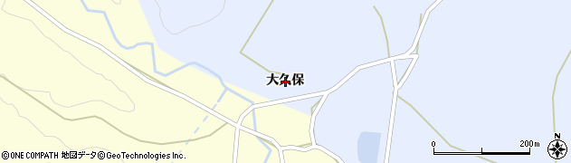 宮城県刈田郡蔵王町小村崎大久保周辺の地図