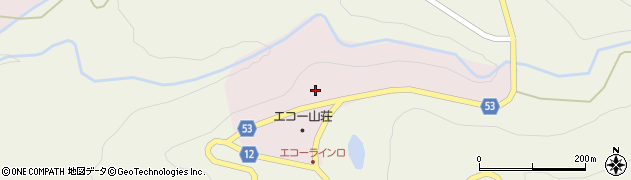 山形県上山市永野（蔵王山）周辺の地図