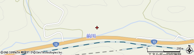 山形県上山市川口（栃屋）周辺の地図