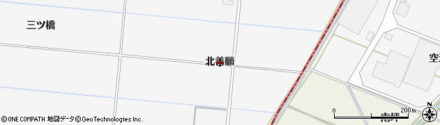 宮城県名取市本郷（北善願）周辺の地図