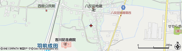 山形県長井市五十川86周辺の地図