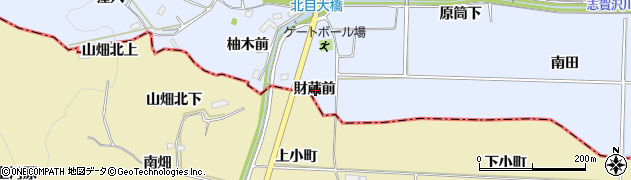 宮城県名取市愛島北目財蔵前周辺の地図
