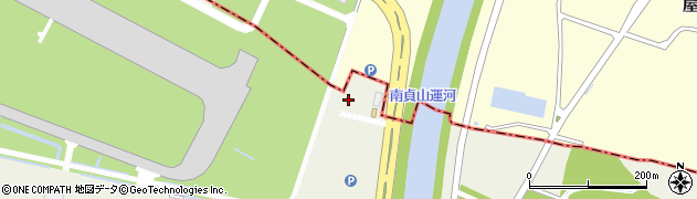 タイムズ仙台空港前駐車場周辺の地図