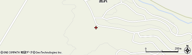 宮城県刈田郡蔵王町遠刈田温泉黒沢27周辺の地図